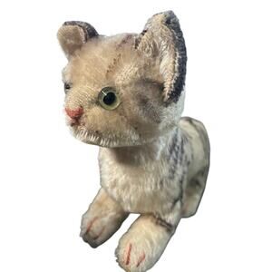 Steiff Tabby Cat Mid 20th Century Collectible Plush